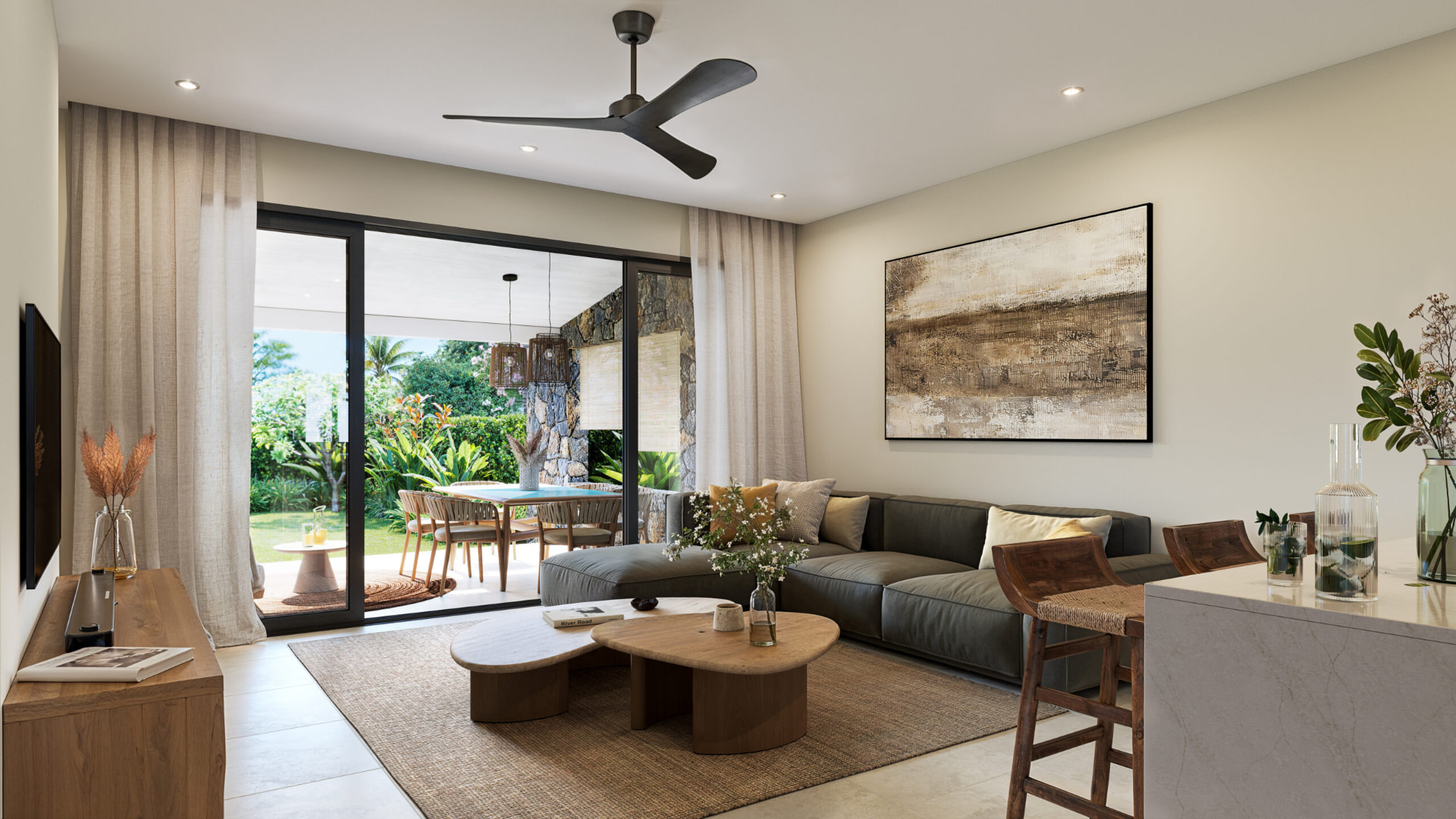 Townhouse — séjour