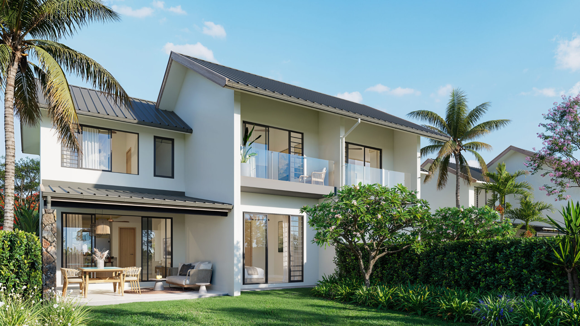 Townhouse — vue jardin